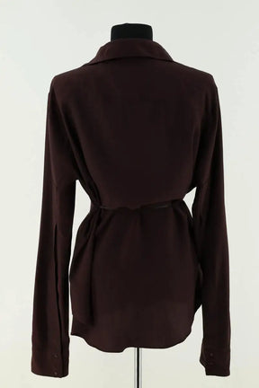 Chemise Gucci Marron en Soie