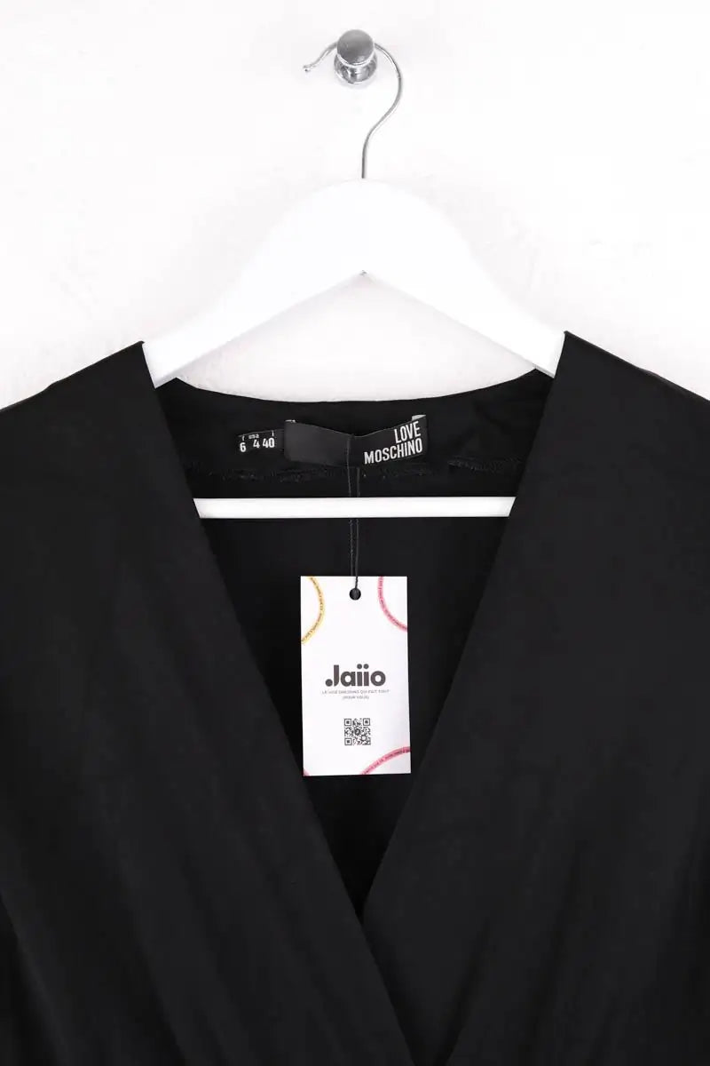 Robe Moschino Noir en Viscose