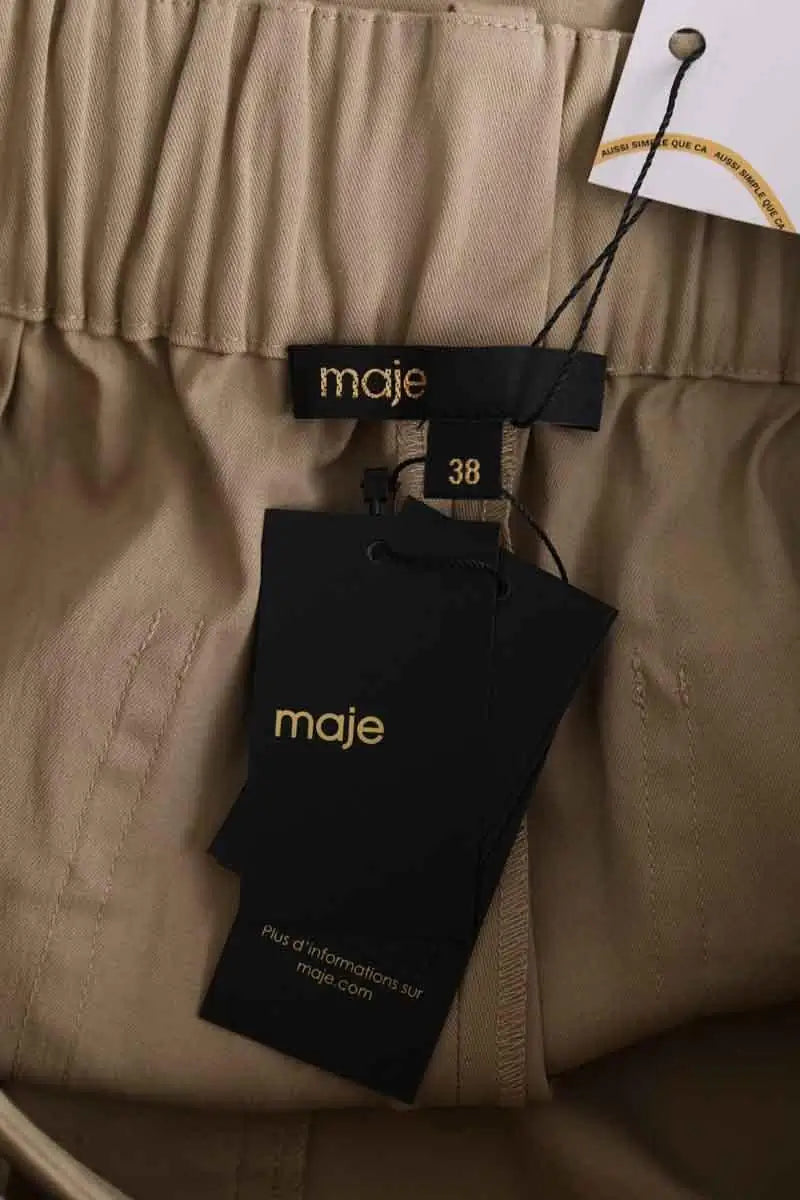 Short Maje Marron en Coton