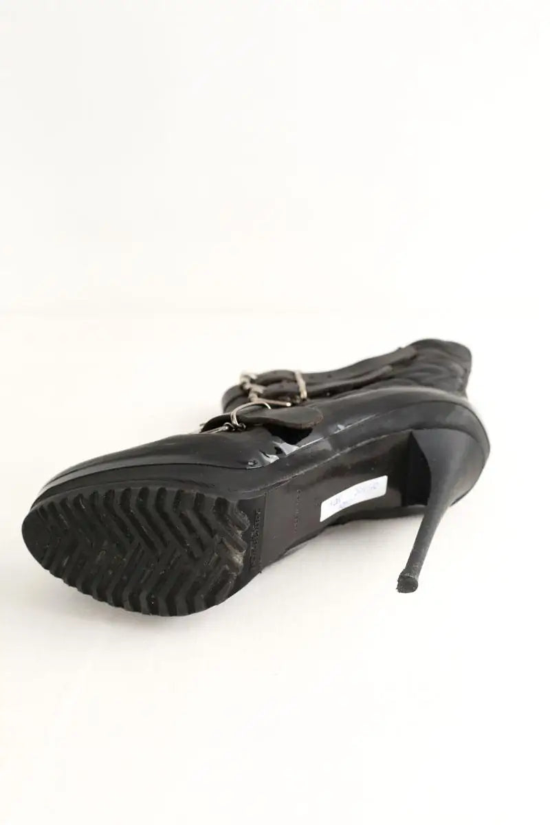 Boots Burberry Noir en Cuir