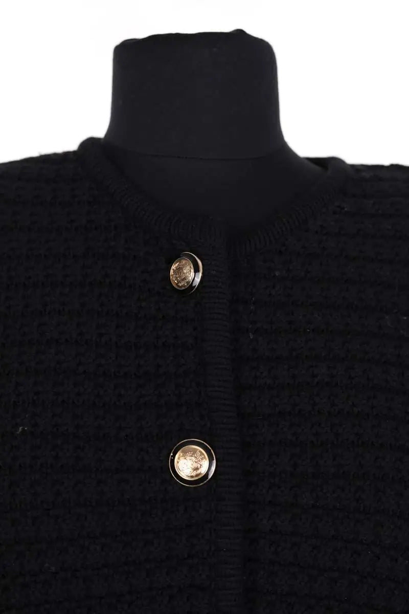 Gilet Ba&Sh Noir en Coton