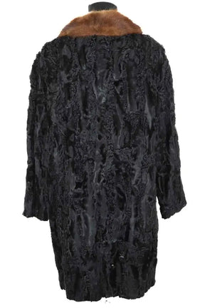 Manteau en astrakhan Other Brand  Noir