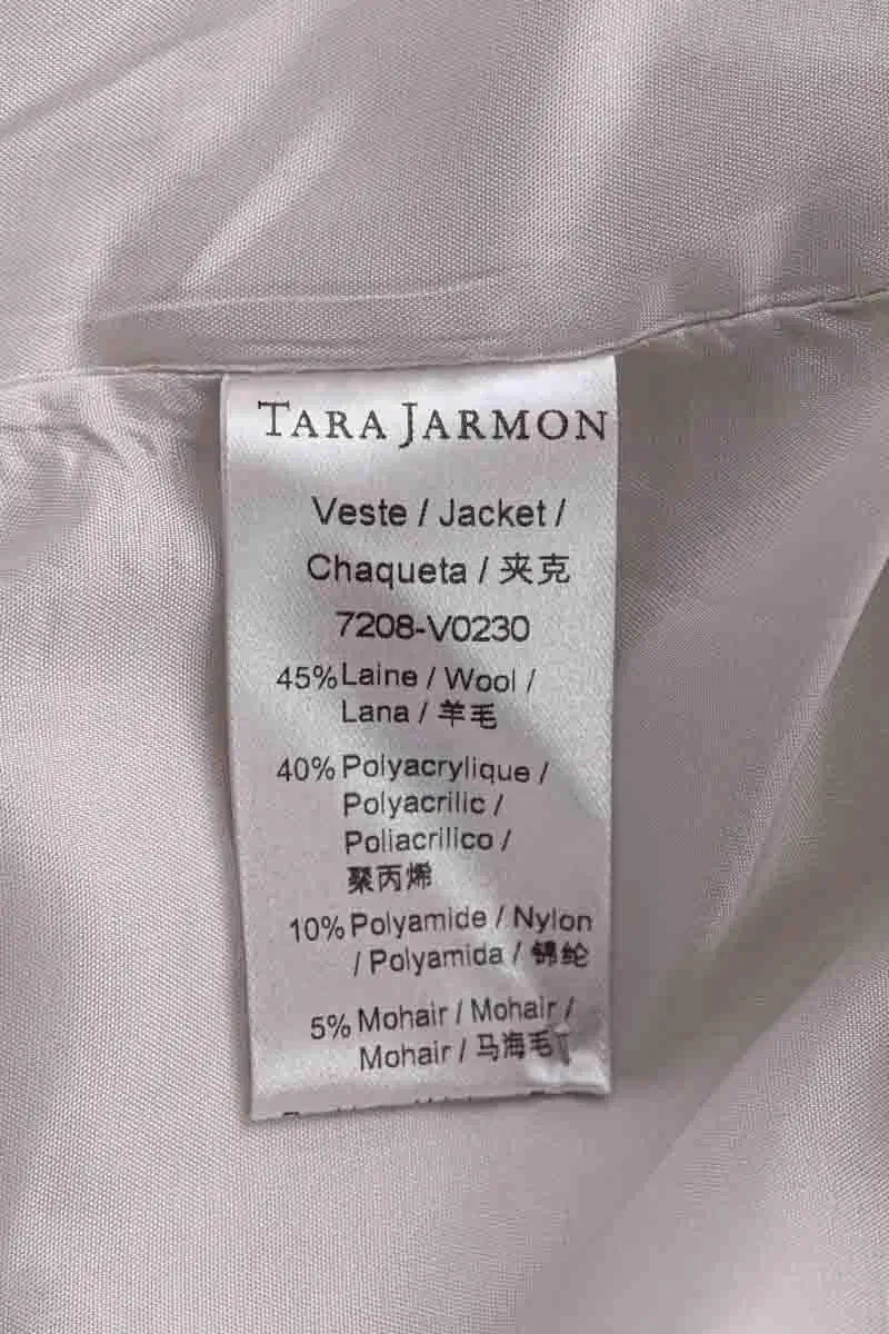 Blazer Tara Jarmon Argent en Laine