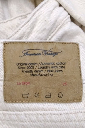 Jean droit American Vintage  Beige