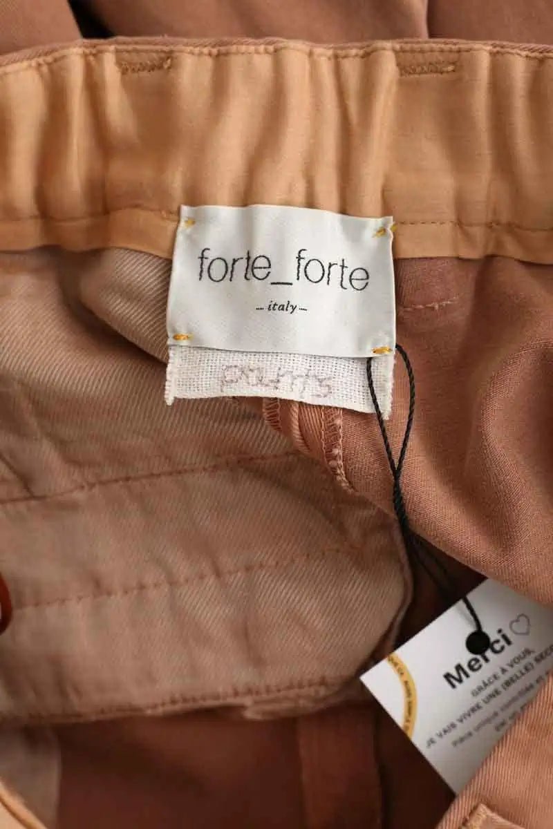 Pantalon droit Forte_Forte  Rose