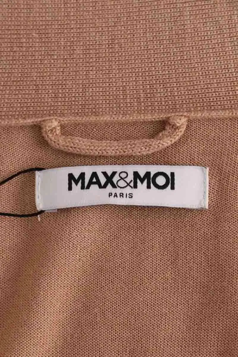 Gilet Max & Moi Marron en Laine