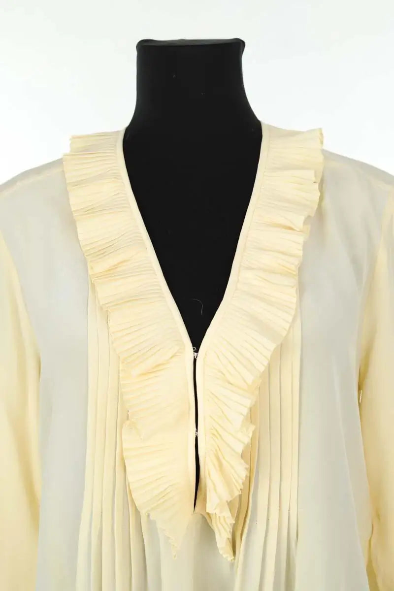 Blouse Sandro Jaune en Soie