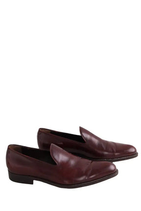 Mocassins Salvatore Ferragamo Bordeaux en Cuir