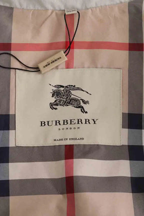 Trench-coat Burberry Beige en Synthétique