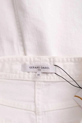 Jupe Gerard Darel Blanc en Coton