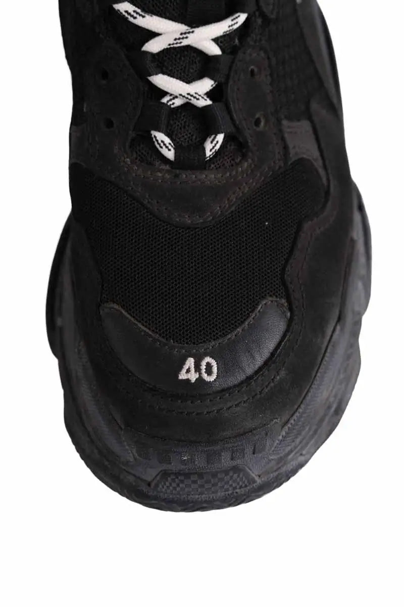 Baskets Balenciaga Noir en Cuir