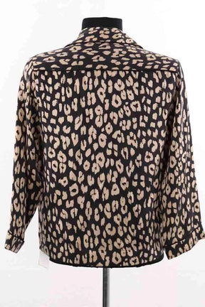 Chemise Equipment Beige en Soie
