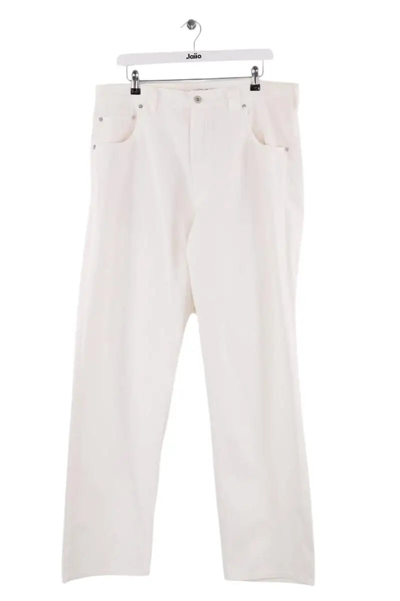 Jean droit JJJJound Blanc en Coton, taille XL - Seconde Main