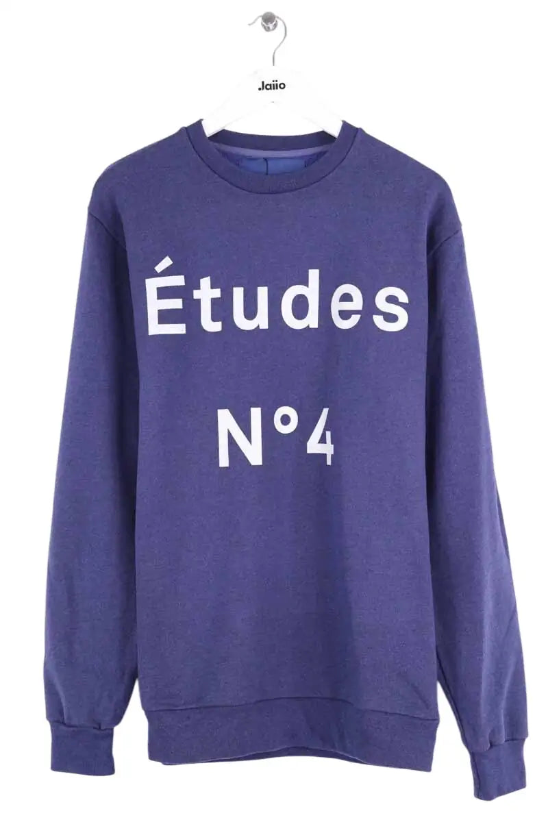 Sweatshirt Etudes Bleu en Coton, taille M - Seconde Main