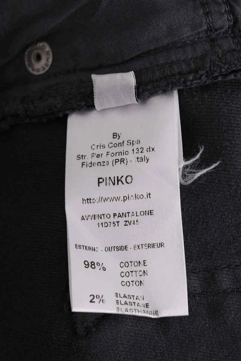 Jean slim Pinko Gris en Coton