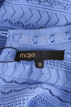Robe Maje Bleu en Viscose
