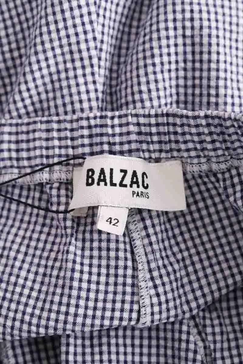 Mini short Balzac Noir en Coton