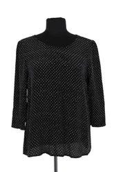 Blouse Sézane Noir en Soie, taille XS - Seconde Main