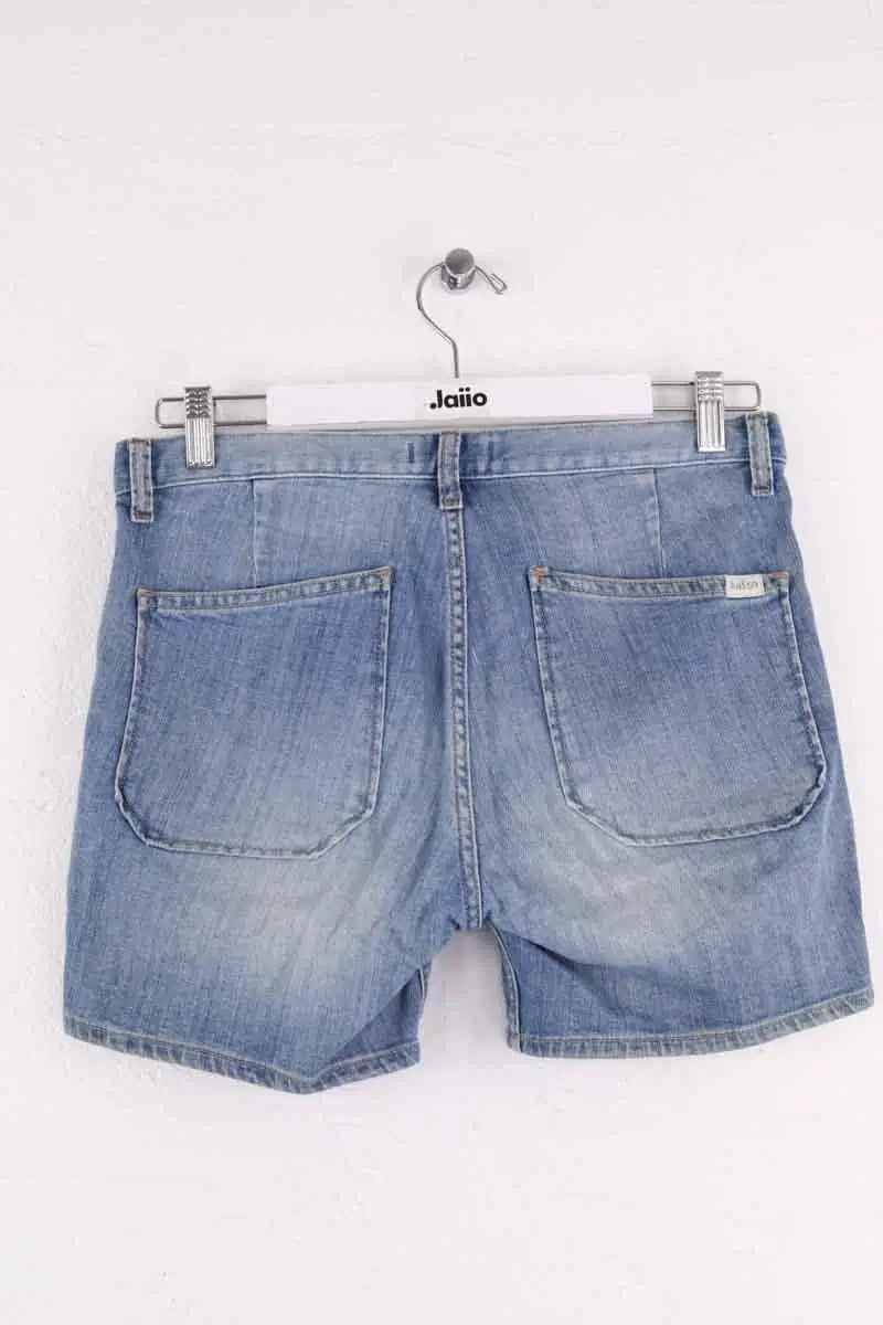 Mini short Ba&Sh Bleu en Coton