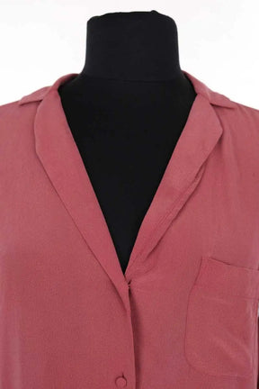 Chemise Sézane Rose en Soie