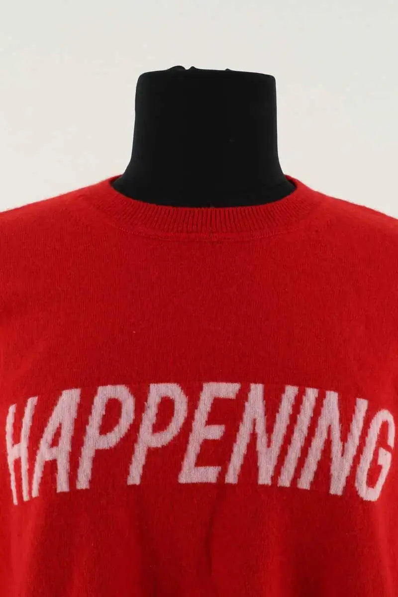 Pull Sandro Rouge en Laine