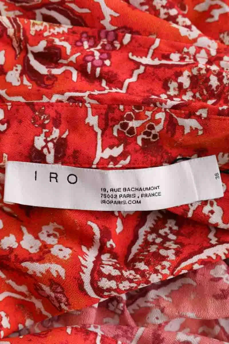 Blouse Iro Jacto Orange en Viscose