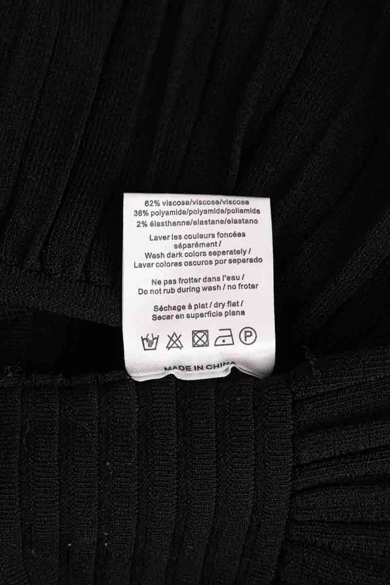 Mini jupe Sandro Noir en Velours