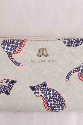 Portefeuille Paul & Joe Bleu en Cuir