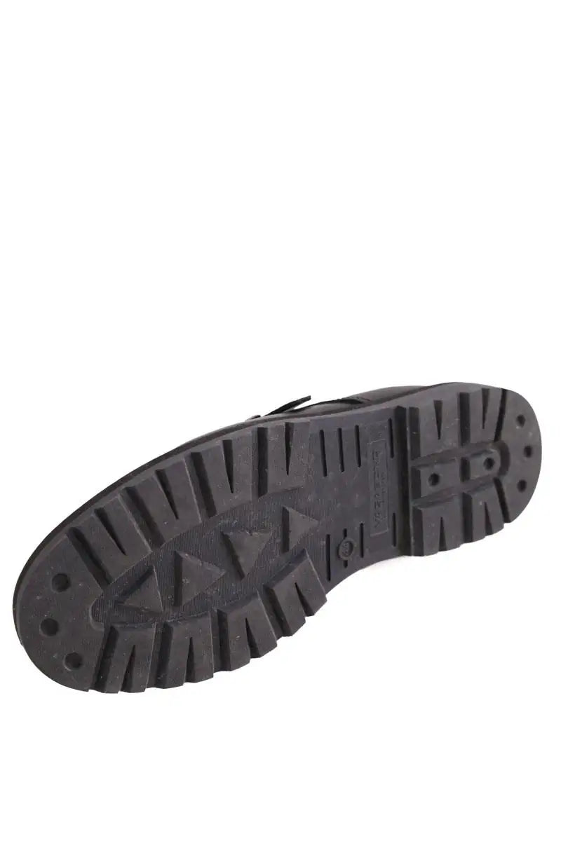 Mocassins Vagabond Noir en Cuir