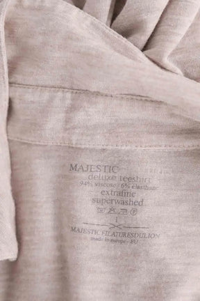 Top Majestic Filatures Ecru en Viscose
