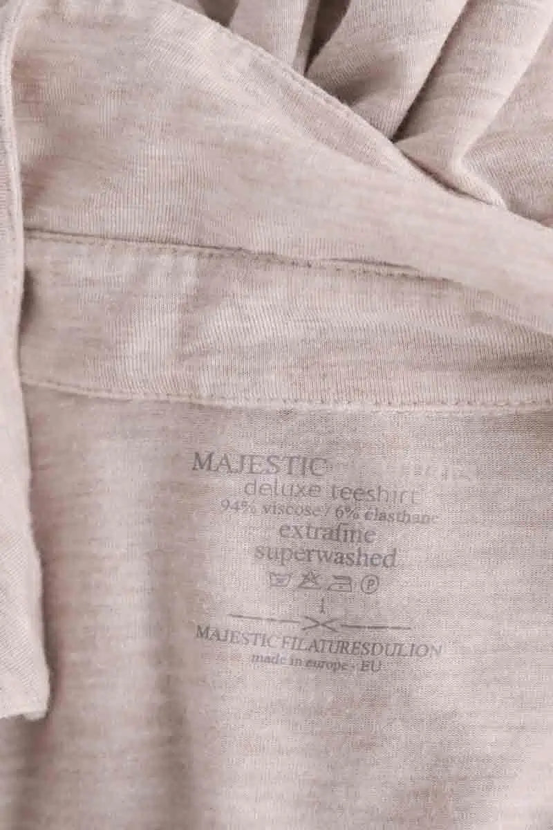 Top Majestic Filatures Ecru en Viscose