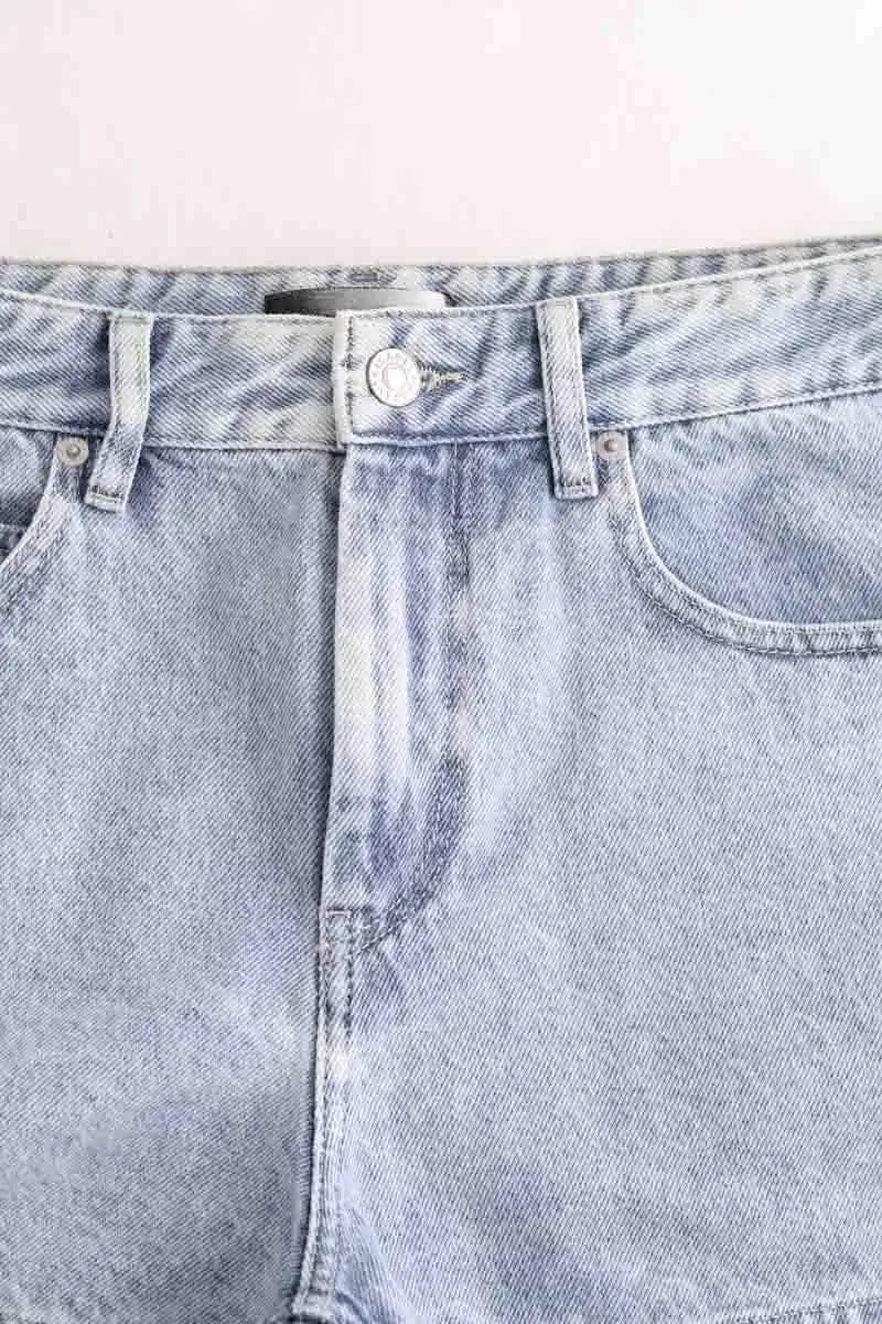 Mini short Isabel Marant Bleu en Coton