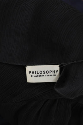 Mi-longueur Philosophy Di Alberta Ferretti  Bleu