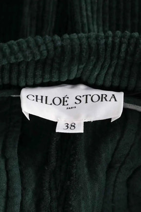 Pantalon Chloé Stora Vert en Coton
