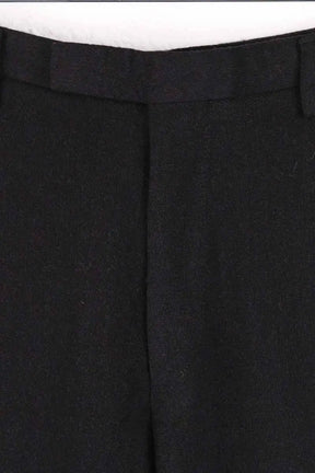 Pantalon droit Hugo Boss Noir en Laine