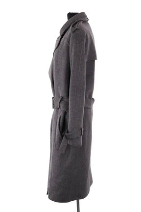 Manteau Celine Gris en Laine