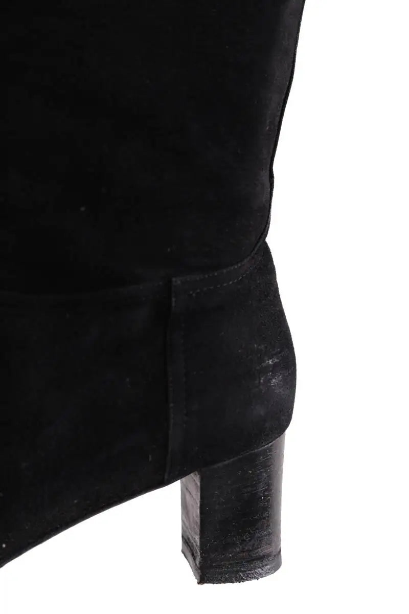 Bottes Hermès Nalla Noir en Daim