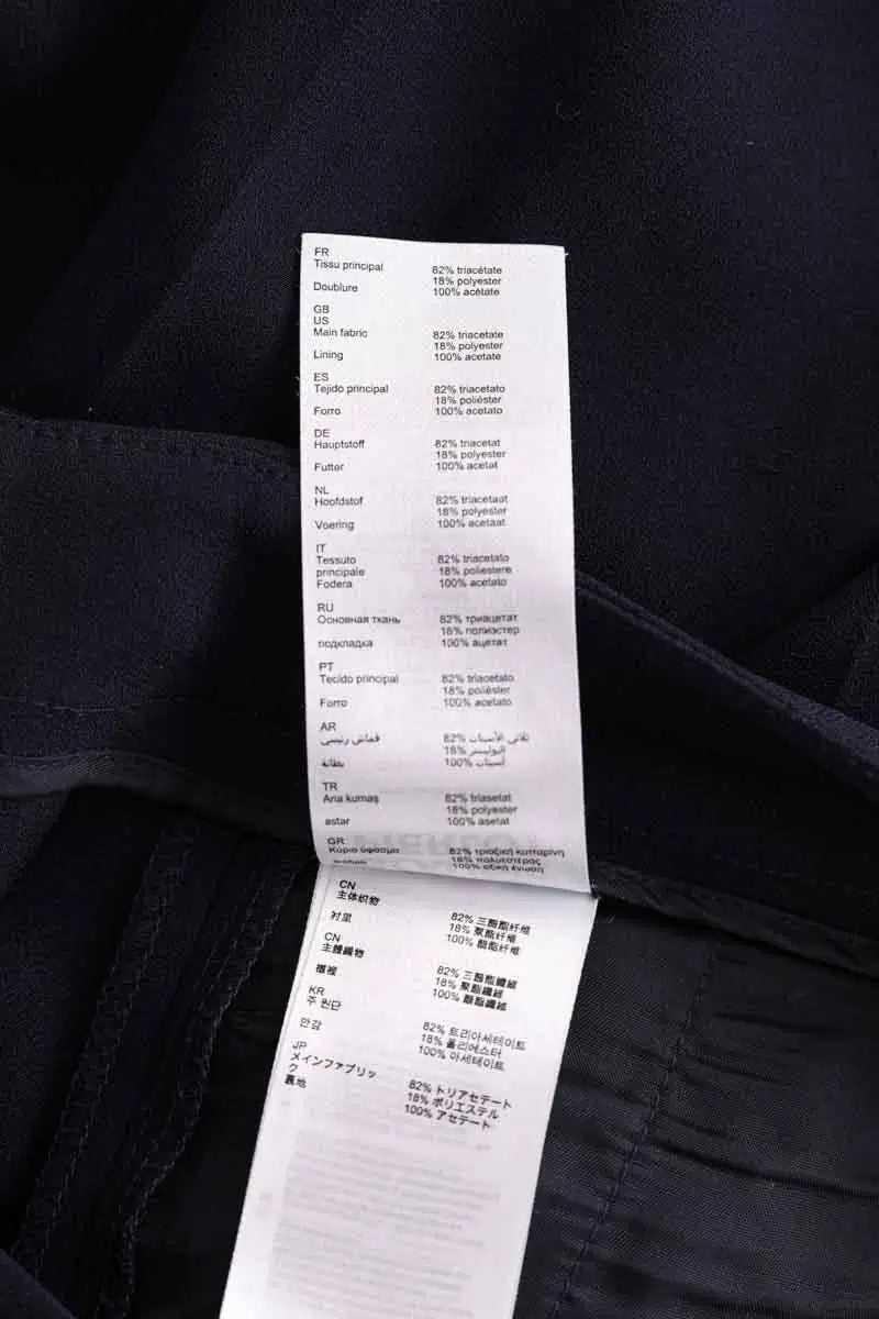 Pantalon droit Claudie Pierlot Bleu en Synthétique