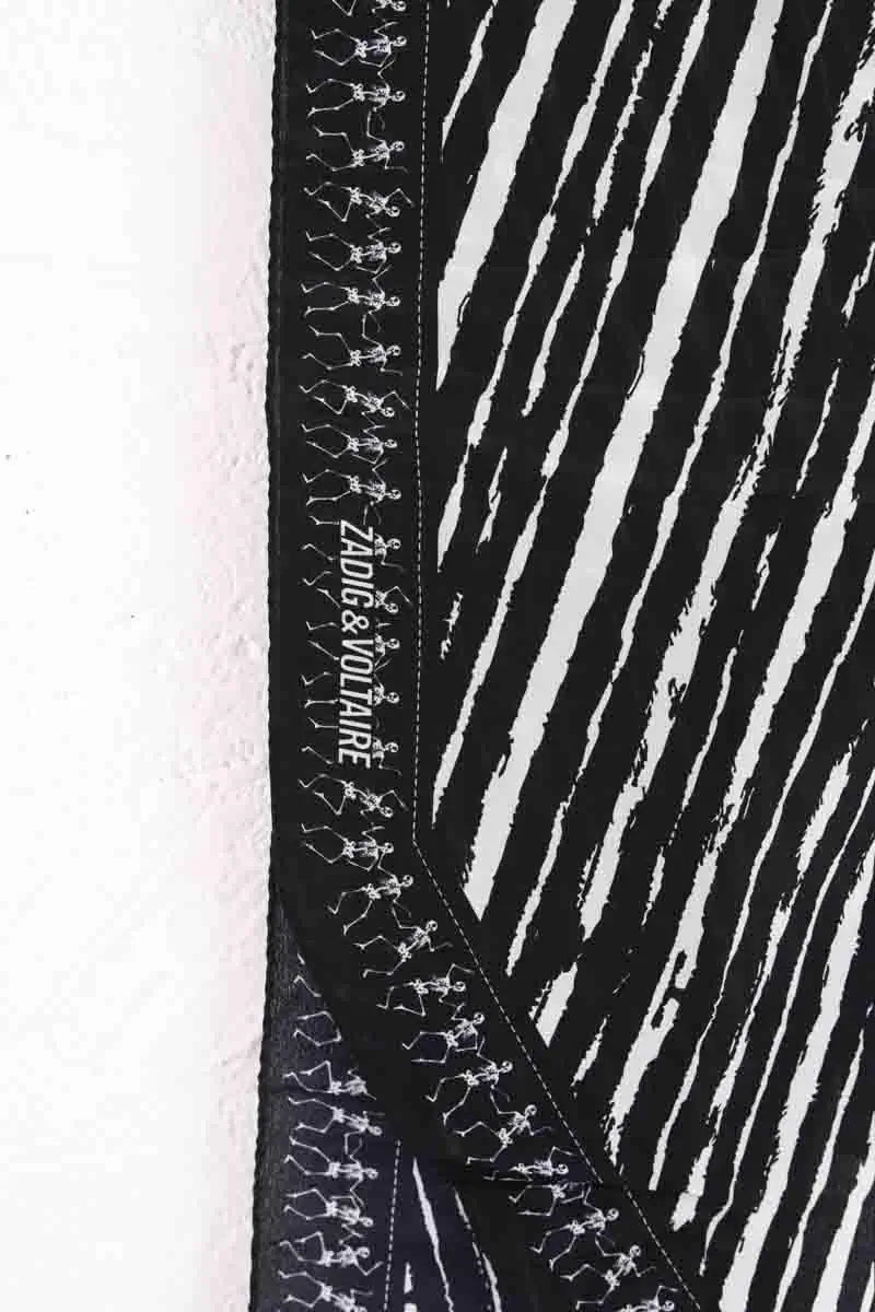 Écharpe Zadig & Voltaire Noir en Soie