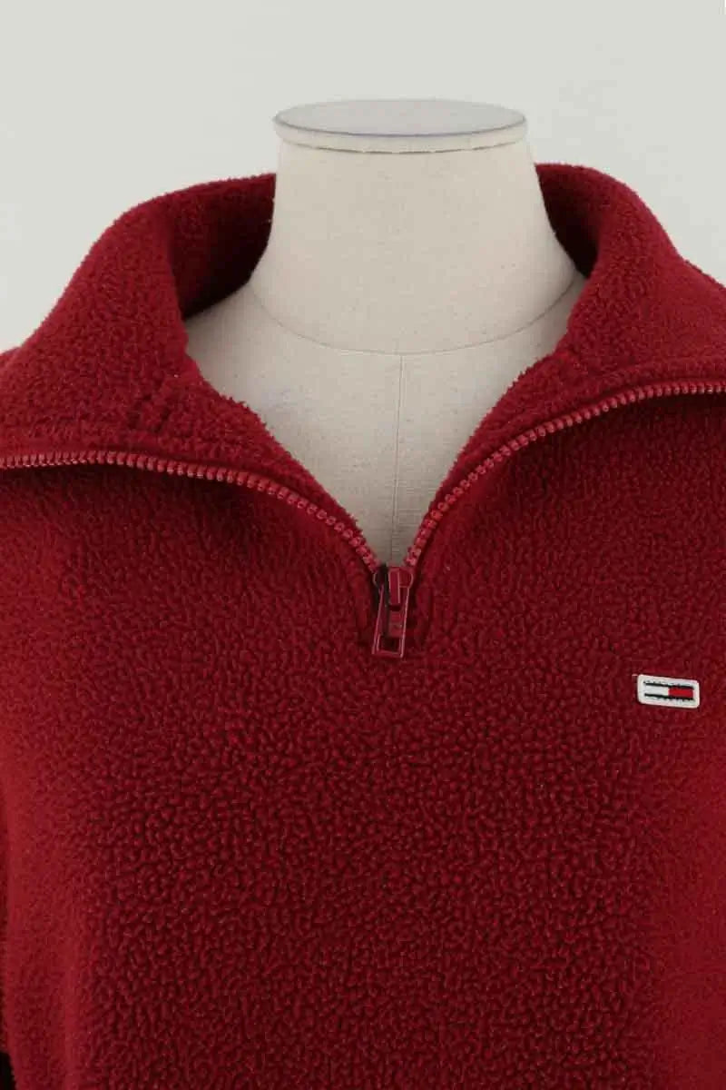 Sweatshirt Tommy Hilfiger Rouge en Synthétique