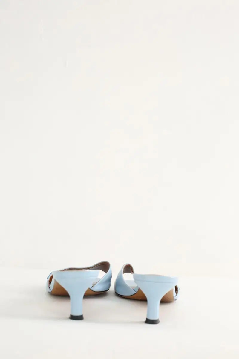 Sandales Maje Bleu en Cuir