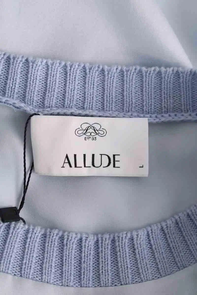 Pull Allude Bleu en Coton