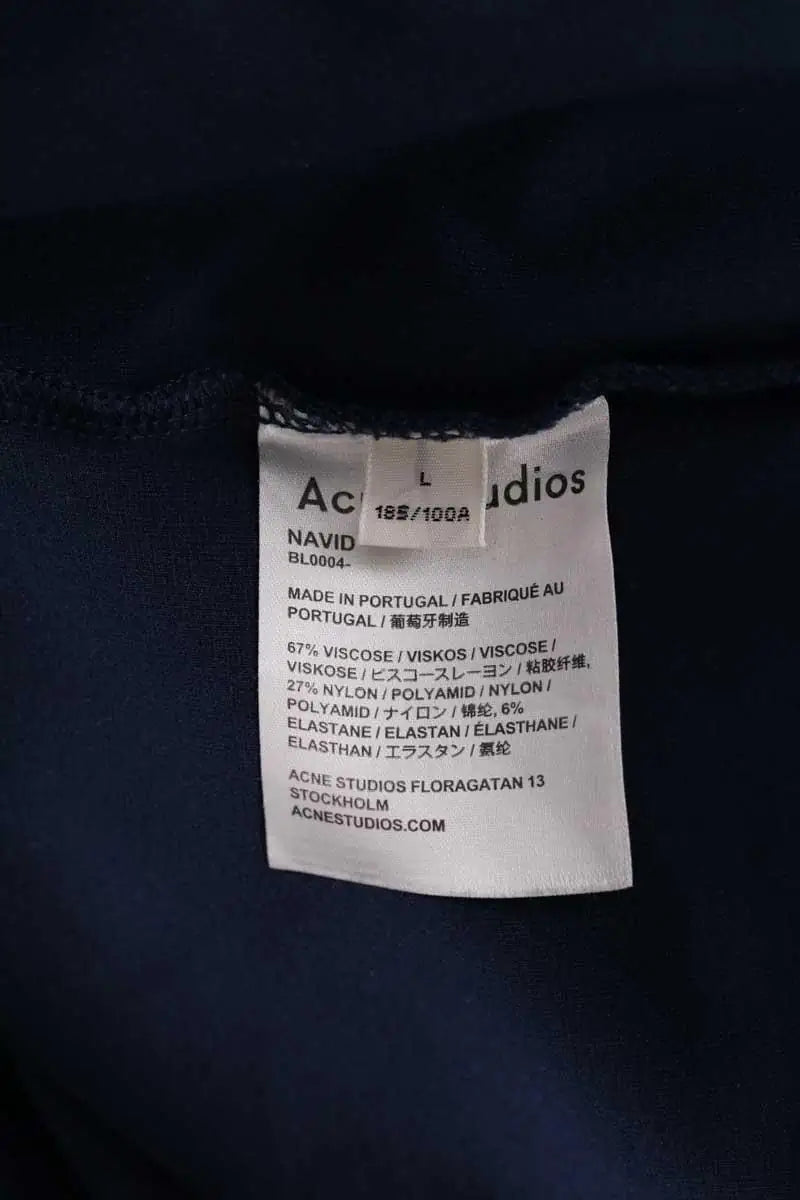 T-shirt Acne Studios Bleu en Coton