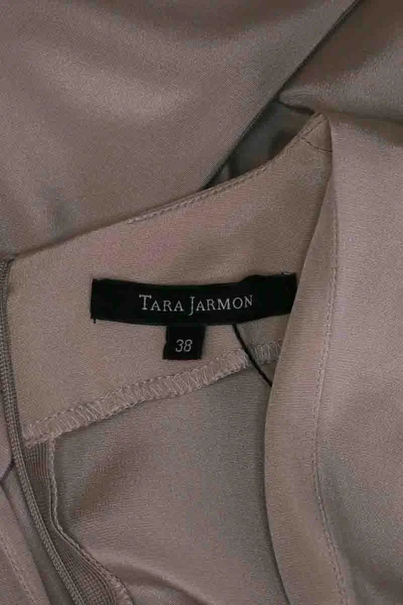 Robe Tara Jarmon Beige en Soie