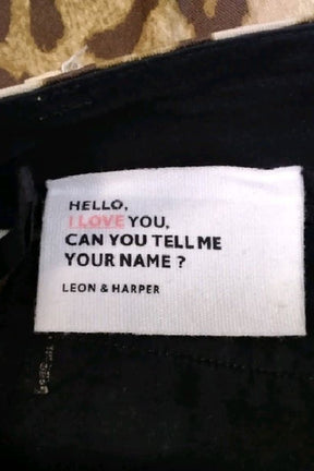 Pantalon large Leon & Harper  Marron
