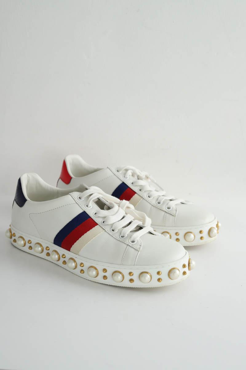 Baskets Gucci Ace Blanc