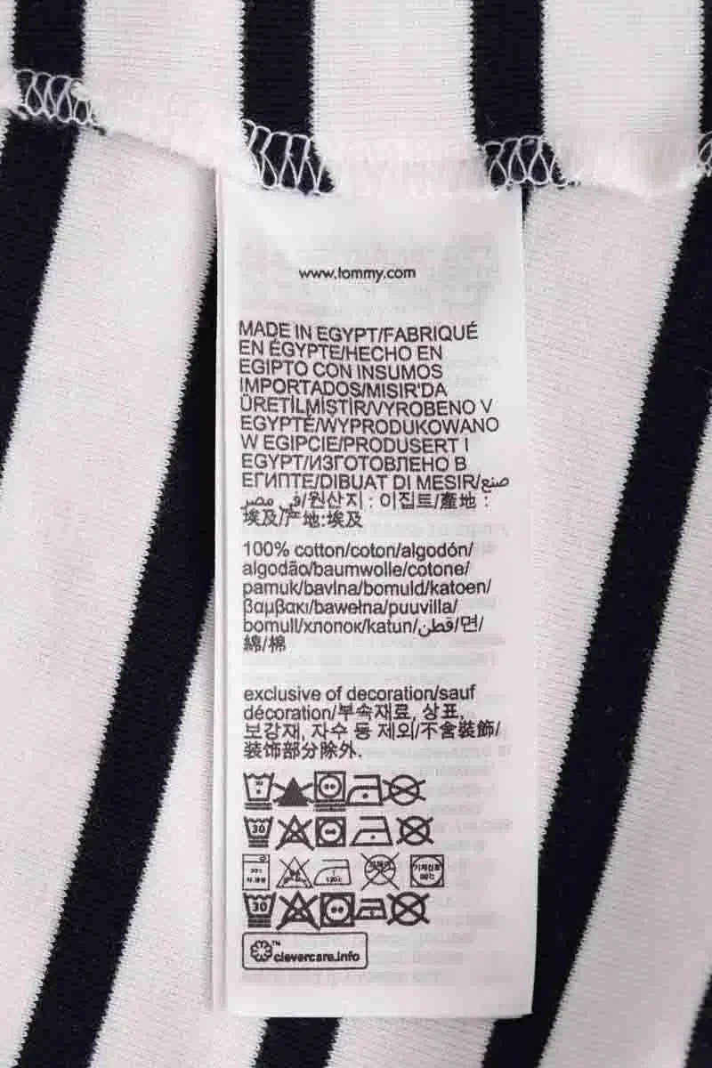 T-shirt Tommy Hilfiger Blanc en Coton