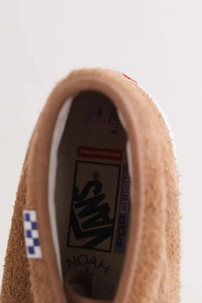 Baskets hautes Vans Camel en Daim