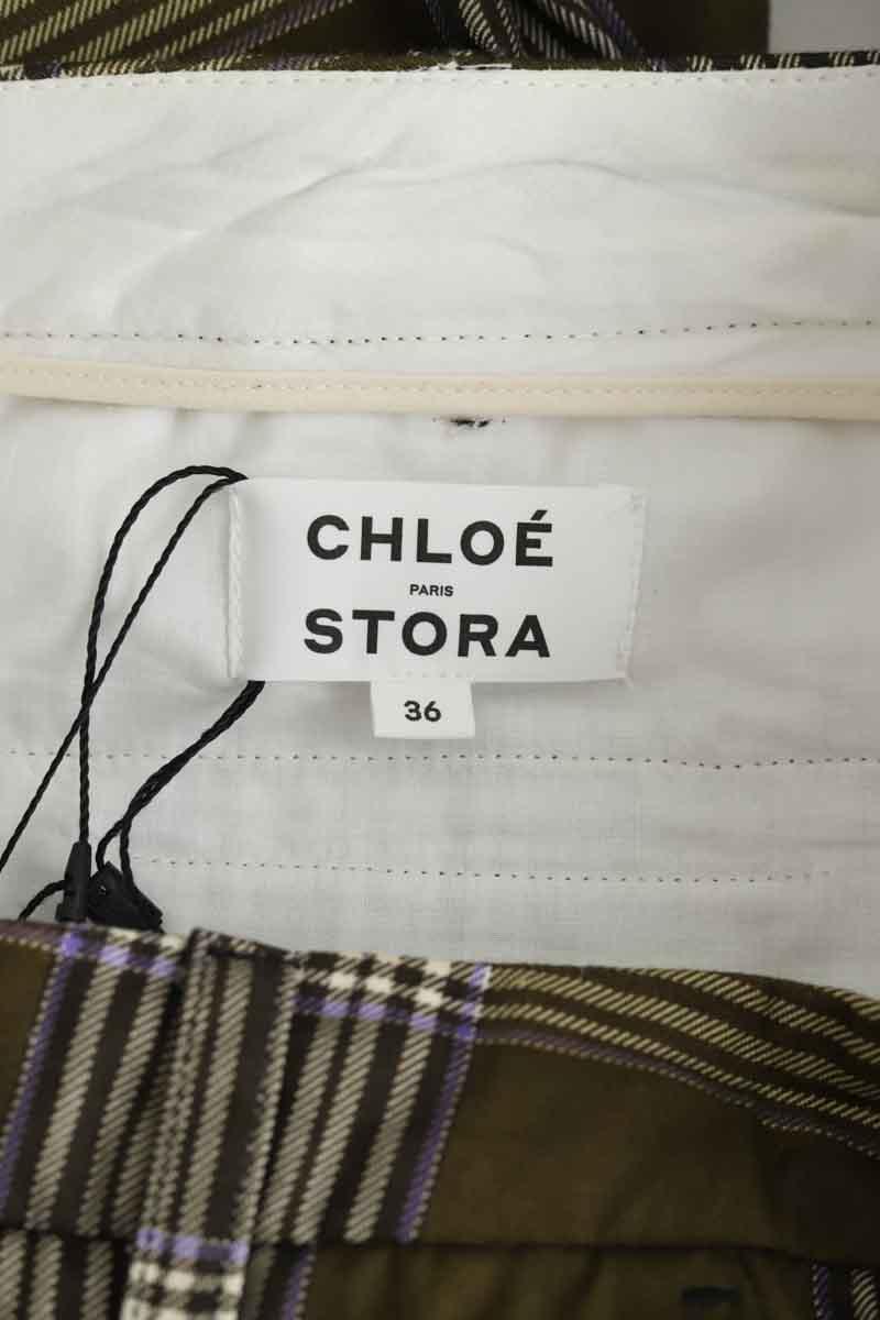 Droit Chloé Stora  Kaki