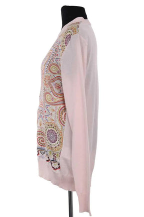 Cardigan Etro Rose en Coton
